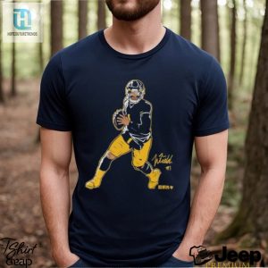 Justin Fields Pittsburgh Superstar Pose Signature Shirt hotcouturetrends 1 2