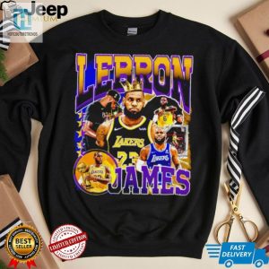 Los Angeles Lakers Lebron James Professional Basketball Player Honors Crown Shirt hotcouturetrends 1 3