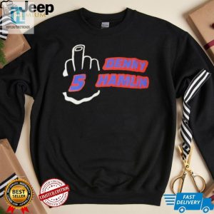 Denny Hamlin 5 Middle Finger Shirt hotcouturetrends 1 3