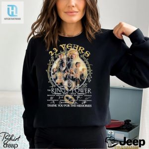 23 Years The Lord Of The Rings Rings Of Power 2001 2024 Thank You For The Memories Signatures Shirt hotcouturetrends 1 3