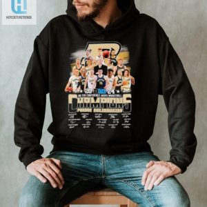 2024 Big Ten Conference Mens Basketball Champions Purdue Boilermakers Player Signatures Logo Shirt hotcouturetrends 1 1