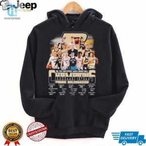 2024 Big Ten Conference Mens Basketball Champions Purdue Boilermakers Player Signatures Logo Shirt hotcouturetrends 1 2