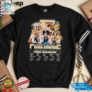 2024 Big Ten Conference Mens Basketball Champions Purdue Boilermakers Player Signatures Logo Shirt hotcouturetrends 1 3