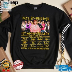 Mrs. Browns Boys 13Th Anniversary 2011 2024 Thank You For The Memories Signatures Shirt hotcouturetrends 1 3