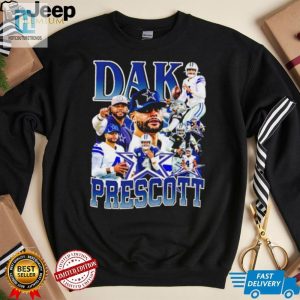 Dallas Cowboys Dak Prescott Professional Football Player Honors Shirt hotcouturetrends 1 7