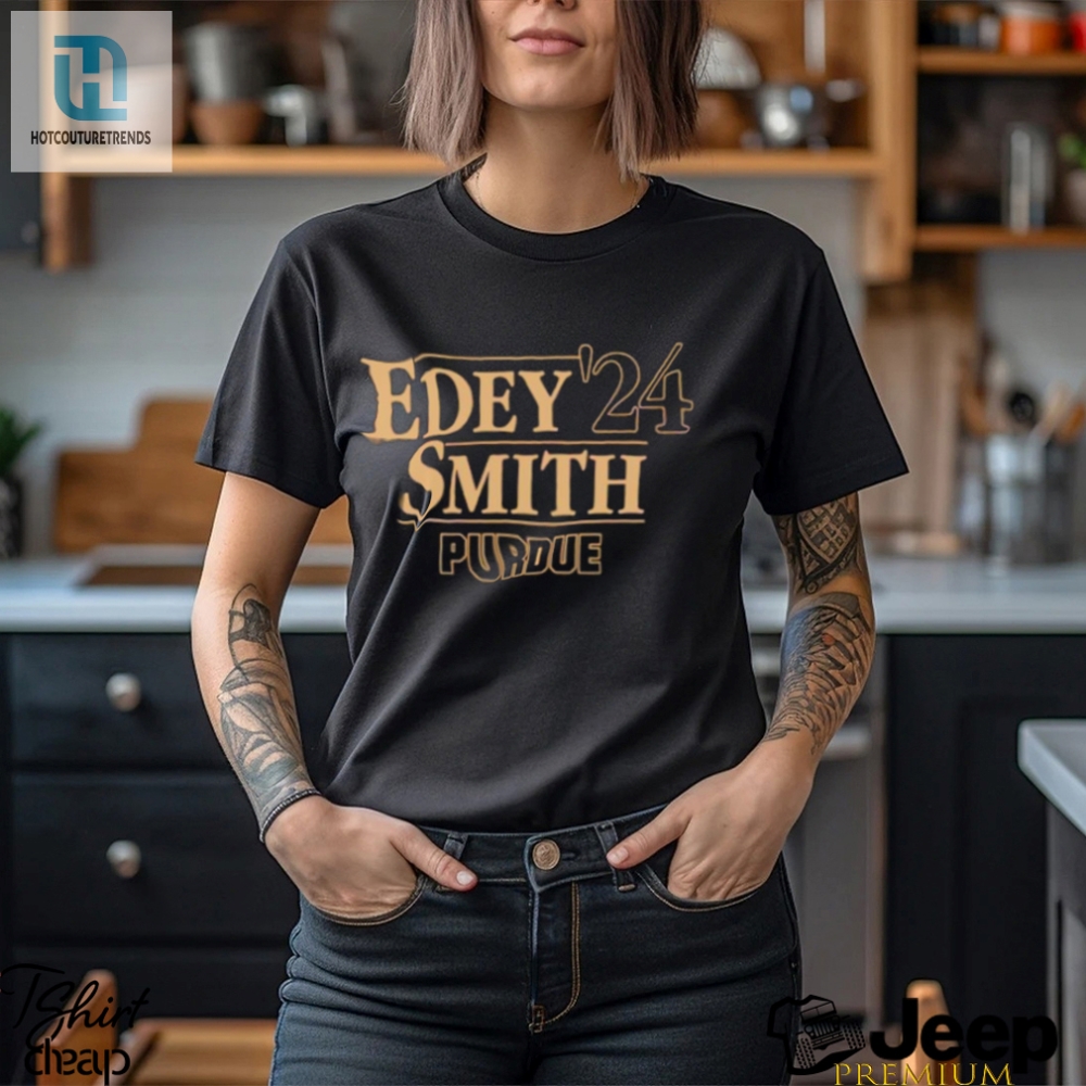 Edey Smith 24 Purdue Basketball Shirt 