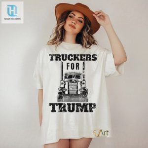 Unny Truckers For Trump American Flag 2024 Shirt hotcouturetrends 1 2