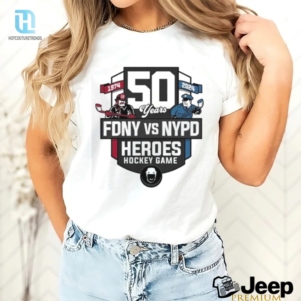 50Th Heroes Hockey Game T Shirt 