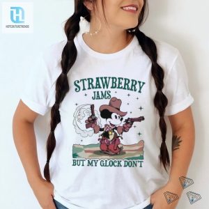 Mickey Mouse Strawberry Jams But My Glock Dont Shirt hotcouturetrends 1 3