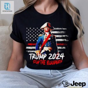 Trump Washington Stop The Bloodbath American Flag Shirt hotcouturetrends 1 2