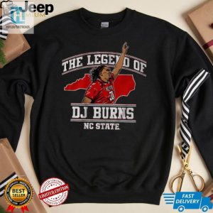 Nc State The Legend Of Dj Burns Shirt hotcouturetrends 1 3