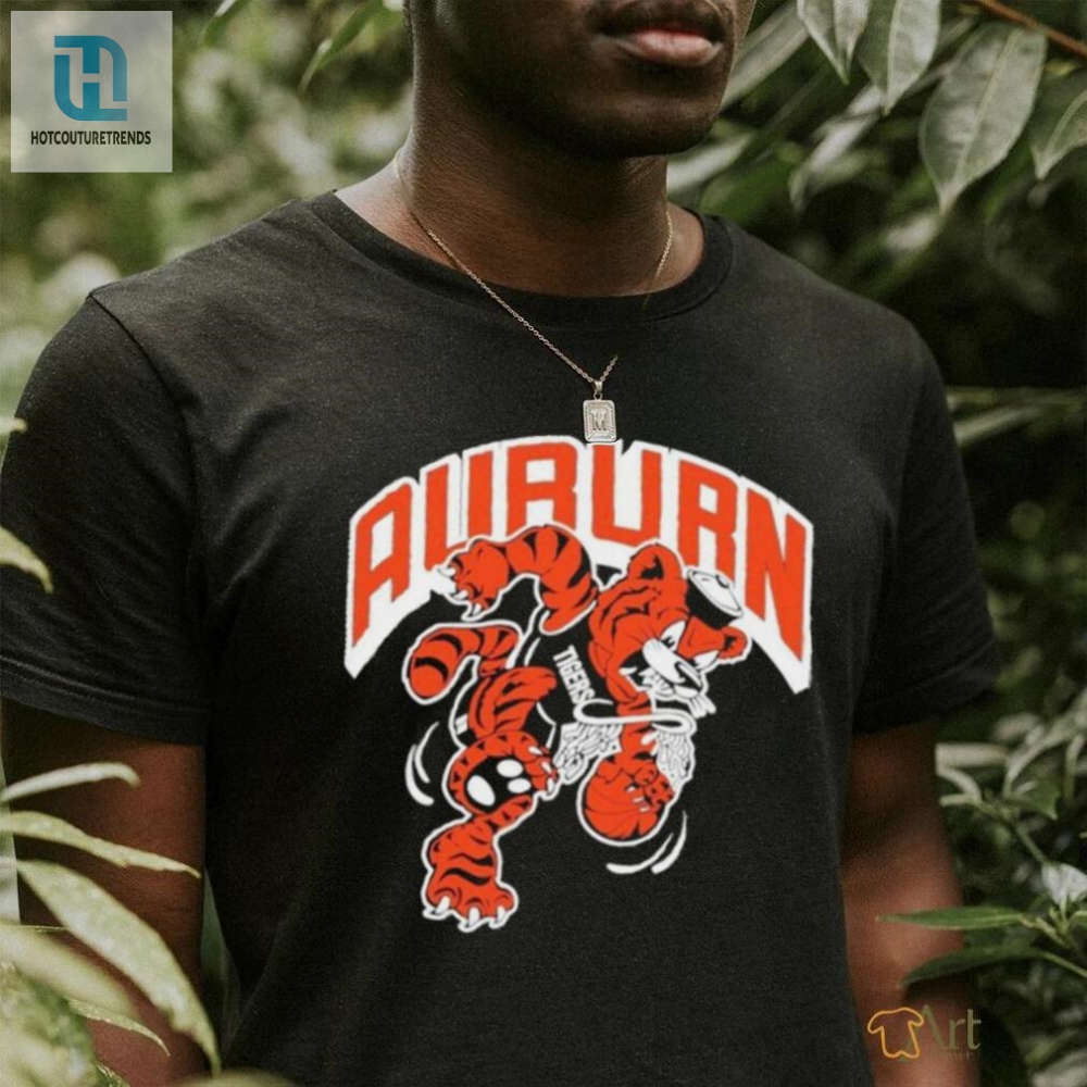 Auburn Basketball Ncaa Team Mascot Tiger Shirt 