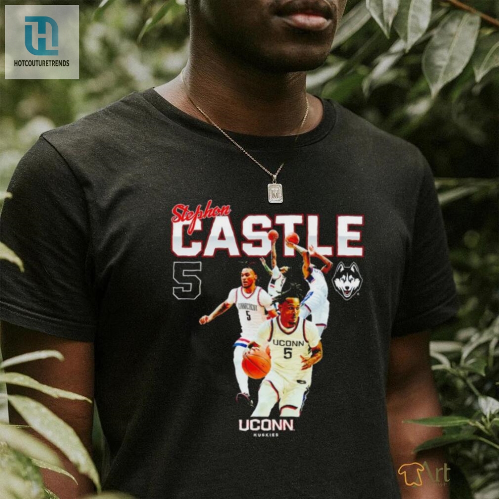 Stephon Castle 5 Uconn Huskies Ncaa Mens Basketball Post Season Shirt 