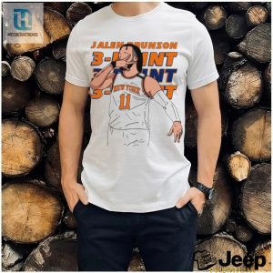 Jalen Brunson Three Point New York Knicks Player Shirt hotcouturetrends 1 3