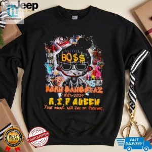 Boss Born Gangstaz 1969 2024 Rip Queen Your Music Will Live On Forever Shirt hotcouturetrends 1 3