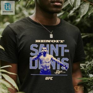 Benoit Saint Denis Ufc Bitmap Retro Signature Shirt hotcouturetrends 1 2