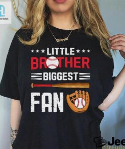 Little Brother Biggest Fan Baseball Family Stars T Shirt hotcouturetrends 1 1