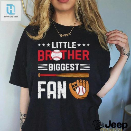 Little Brother Biggest Fan Baseball Family Stars T Shirt hotcouturetrends 1 1