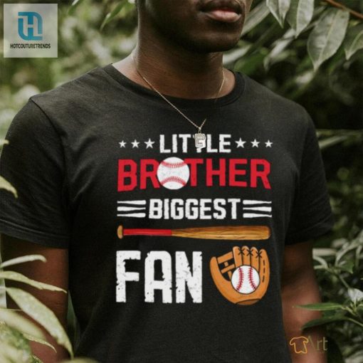 Little Brother Biggest Fan Baseball Family Stars T Shirt hotcouturetrends 1 2