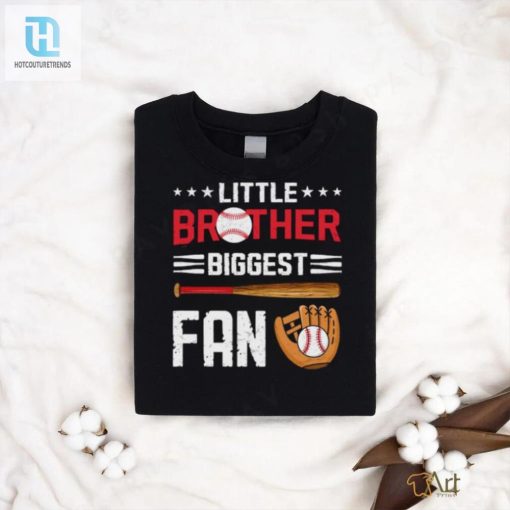 Little Brother Biggest Fan Baseball Family Stars T Shirt hotcouturetrends 1 3