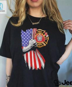 Proud Firefighter Symbol American Flag Hand Shirt hotcouturetrends 1 1