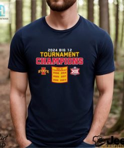 Official Iowa State Cyclones 2024 Big 12 Tournament Champions Shirt hotcouturetrends 1 1