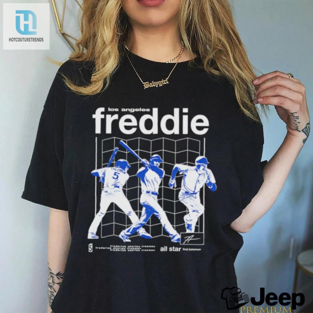 Freddie Freeman Schematics Los Angeles All Star Signature Shirt 