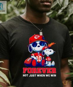 Kansas City Chiefs Snoopy Forever Not Just When We Win Shirt hotcouturetrends 1 2
