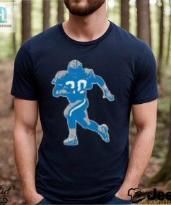Barry Sanders Silhouette Art T Shirt hotcouturetrends 1 5