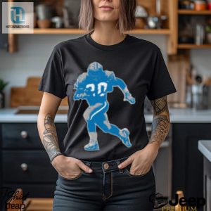 Barry Sanders Silhouette Art T Shirt hotcouturetrends 1 7