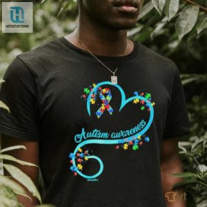 Autism Awareness Heart Colors Shirt hotcouturetrends 1 2