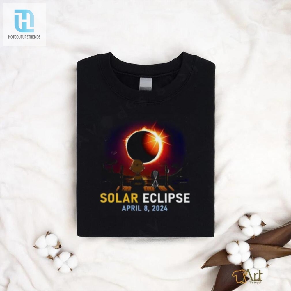 Snoopy And Solar Eclipse 2024 Shirt 