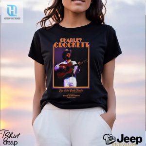 Official Charley Crockett Los Angeles California 09 08 2024 Greek Theatre Show Poster Shirt hotcouturetrends 1 2