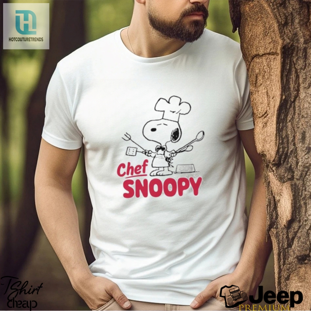 Official Daily Snoopy Juniors Peanuts Chef Snoopy Shirt 
