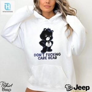 Cute Bear And Skulldont Fucking Care Bear T Shirt hotcouturetrends 1 2