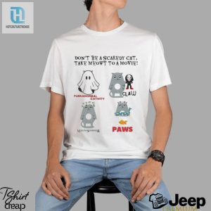 Official Dont Be A Scaredy Cat Take Meowt To A Movie T Shirt hotcouturetrends 1 7