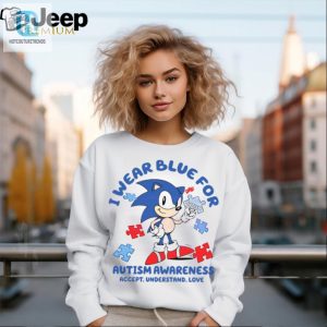 Sonic I Wear Blue For Autism Awareness Shirt hotcouturetrends 1 2