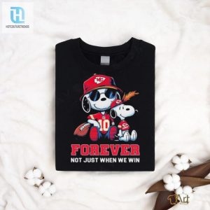 Snoopy Kansas City Chiefs Super Bowl Forever Not Just When We Win Shirt hotcouturetrends 1 2