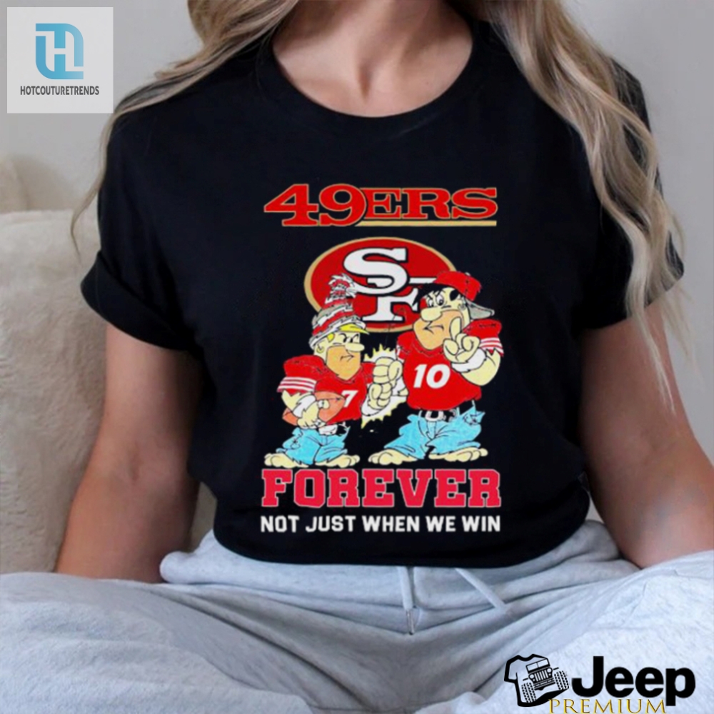 Official Charvarius Ward And Jimmy Garoppolo Cartoon Sf 49Ers Forever Not Just When We Win Shirt 