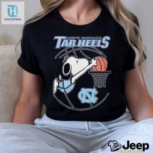 Snoopy Dunk North Carolina Tar Heels Basketball Shirt hotcouturetrends 1 1