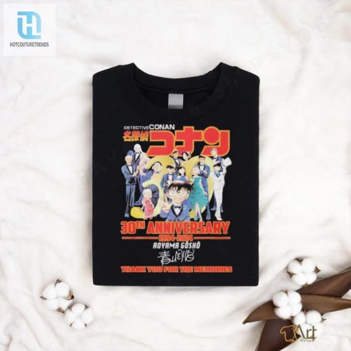 Detective Conan 30Th Anniversary 1994 2024 Thank You For The Memories Signature Shirt hotcouturetrends 1 6