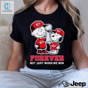 Snoopy And Charlie Brown Kansas City Chiefs Super Bowl Forever Not Just When We Win Shirt hotcouturetrends 1 1