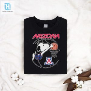 Snoopy Dunk Arizona Wildcats Basketball Shirt hotcouturetrends 1 2