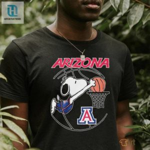 Snoopy Dunk Arizona Wildcats Basketball Shirt hotcouturetrends 1 3
