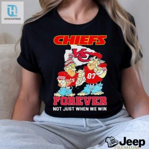 Fred Flintstone And Barney Rubble Kansas City Chiefs Forever Not Just When We Win Shirt hotcouturetrends 1 1
