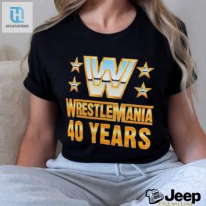 Official Wrestlemania 40 Over The Years T Shirt hotcouturetrends 1 1