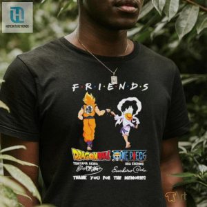 Official Dragon Ball One Piece Toriyama Akira Oda Eichiro Friend Forever T Shirt hotcouturetrends 1 3
