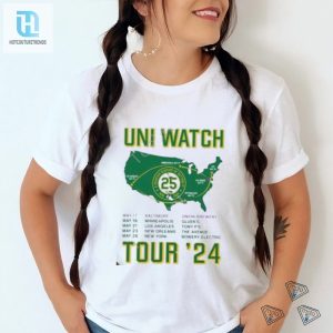 Uni Watch 25Th Anniversary Tour Shirt hotcouturetrends 1 2