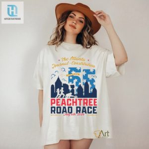 Official The Atlanta Journal Constitution Peachtree Road Race July 4 2024 Atlanta Georgia City 55 Apple T Shirt hotcouturetrends 1 1