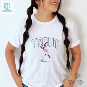 Mike Trout Los Angeles Angels Slugger Swing Shirt hotcouturetrends 1 2